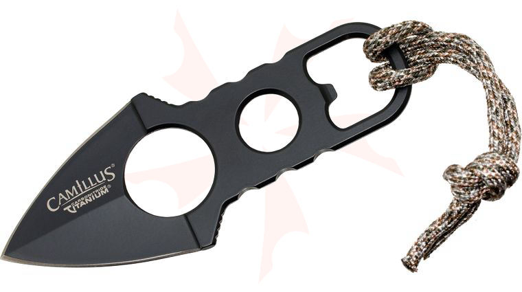 Camillus 19238 Heater Boot/Neck Knife Fixed 2 inch 440 Stainless Blade, Molded Plastic Sheath