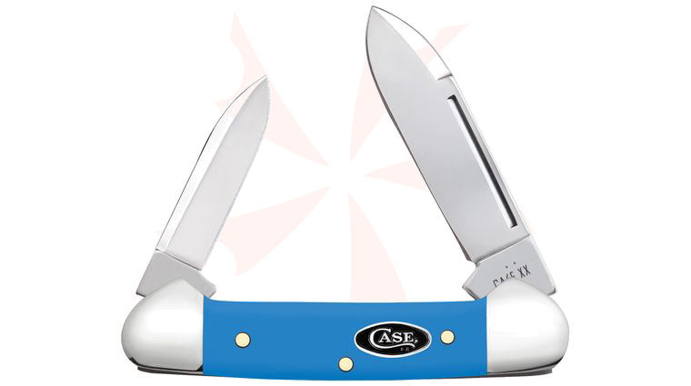 Case Light Blue Synthetic Baby Butterbean Pocket Knife 2.75 inch Closed (42132 SS)