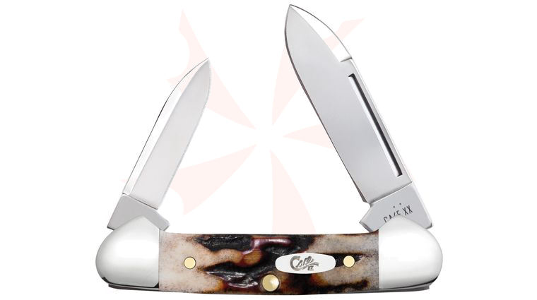 Case Red Stag Baby Butterbean Pocket Knife 2.75 inch Closed (R52132 SS)