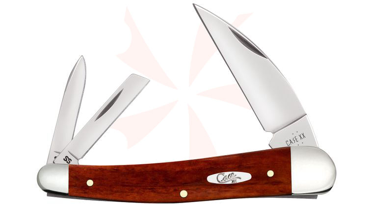 Case Smooth Chestnut Bone Seahorse Whittler Pocket Knife 4 inch Closed (6355WH SS)