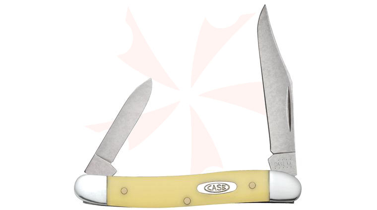 Case Yellow Synthetic Medium Pen Knife 3.38 inch Closed (32087 CS)