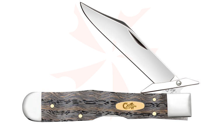 Case Smooth Black Curly Oak Cheetah Cub Pocket Knife 3.5 inch Closed (711 1/2L SS)