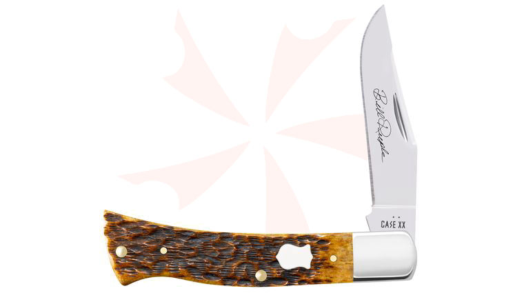 Case Peach Seed Jigged Antique Bone Axe Handle Pocket Knife 3.86 inch Closed (BR61135 SS)