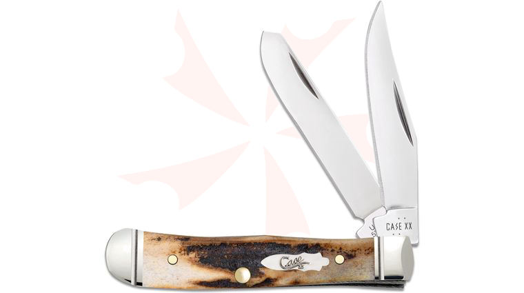 Case 2026 SHOT Show Genuine Stag Tiny Trapper Pocket Knife 2.38 inch Closed w/ Gift Tin (52154 SS)
