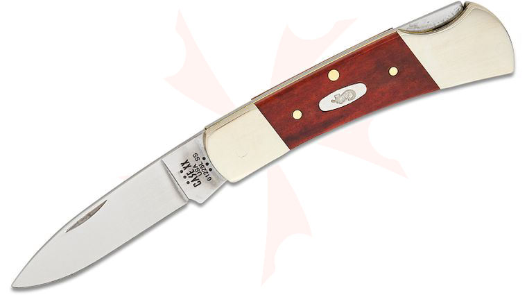 Case Smooth Chestnut Bone Lockback Pocket Knife 3 inch Closed (61225L SS)
