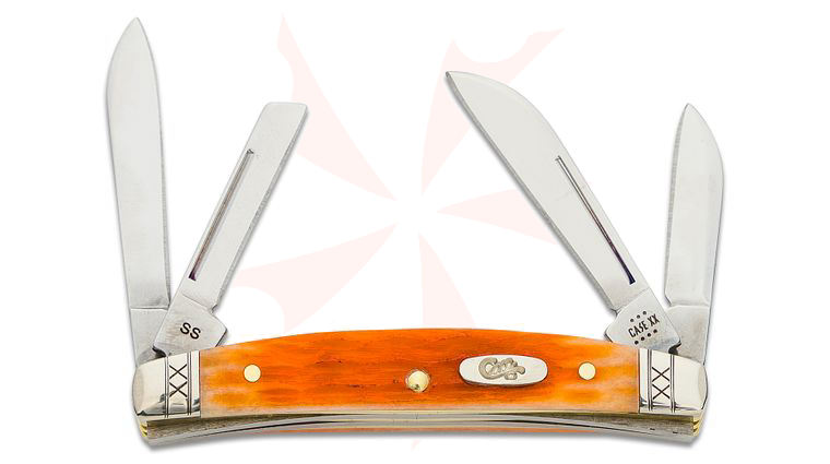 Case Crandall Jig Cayenne Bone 4-Blade Congress 3.13