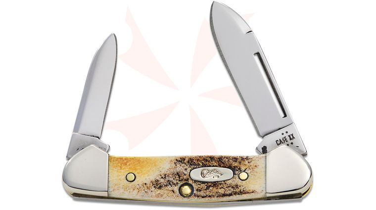 Case Genuine Stag Baby Butterbean 2.75 inch Closed (52132 SS)