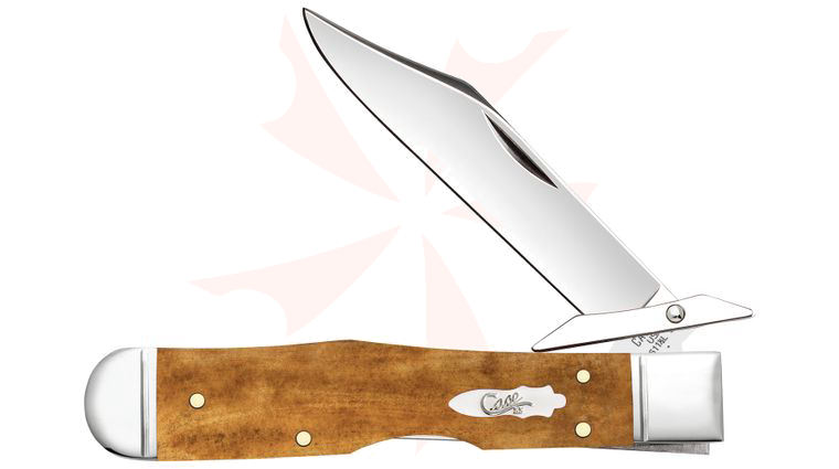 Case Smooth Antique Bone Cheetah Cub Pocket Knife 3.5 inch Closed (611 1/2L SS)