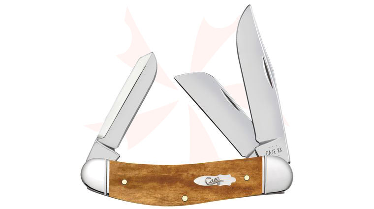 Case Tony Bose Smooth Antique Bone Sowbelly Pocket Knife 3.88 inch Closed (TB6339 SS)