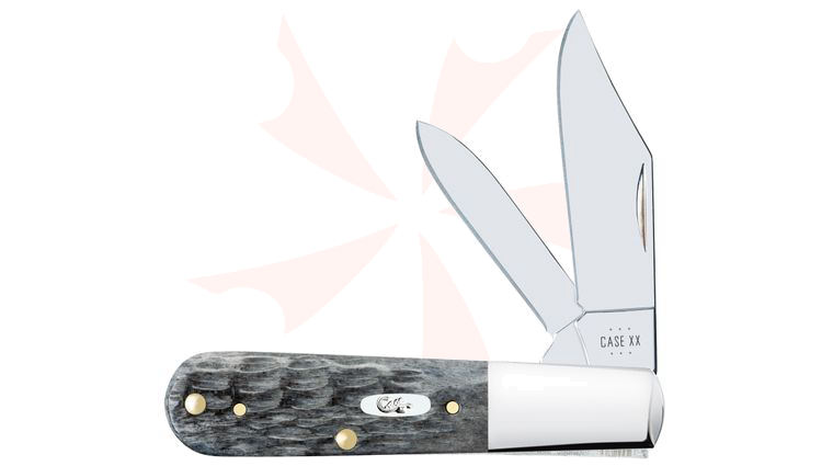 Case Pocket Worn Crandall Jig Gray Bone Barlow 3.38 inch Closed (62009 1/2 CS)