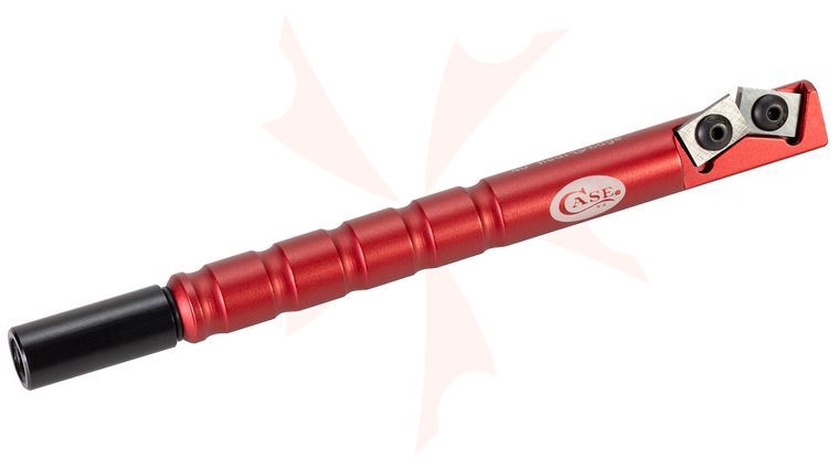 Case Red Tactical Sharpener Rod with Carbide Sharpener