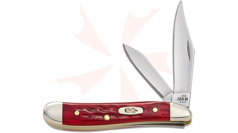 Case Pocket Worn Old Red Bone Peanut 2-7/8 inch Closed (6220 SS)
