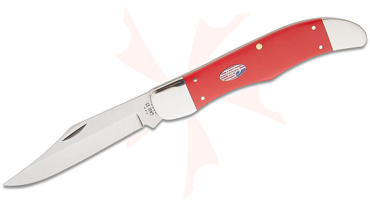 Case American Workman Red Synthetic Folding Hunter Pocket Knife 5.25 inch Closed (4165 CS)