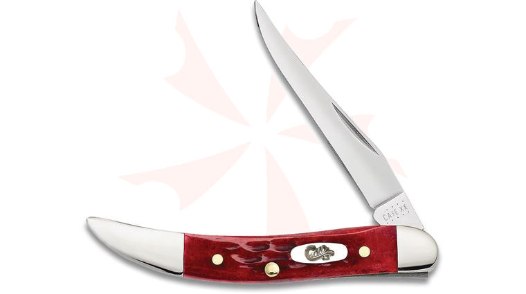 Case Pocket Worn Old Red Bone Texas Small Toothpick 3 inch Closed (610096 SS)