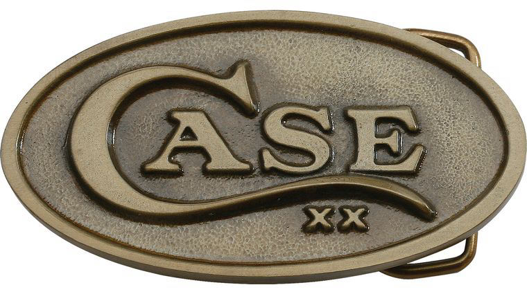 Case Brass Oval Belt Buckle 934