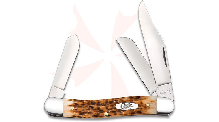 Case Amber Bone Large Stockman 3-7/8 inch Closed (6347 SS)