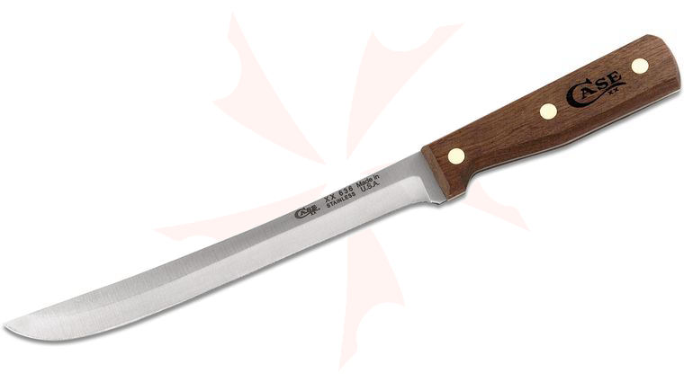Case Household Cutlery 9 inch Slicing Knife, Walnut Handles (XX636)