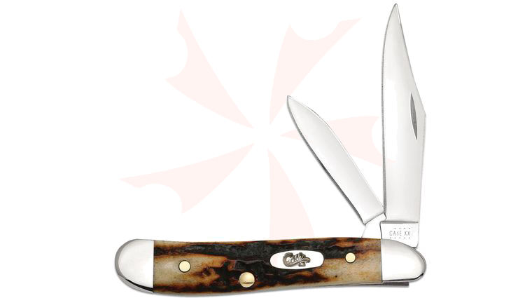 Case Red Stag Peanut 2-7/8 inch Closed (R5220 SS)