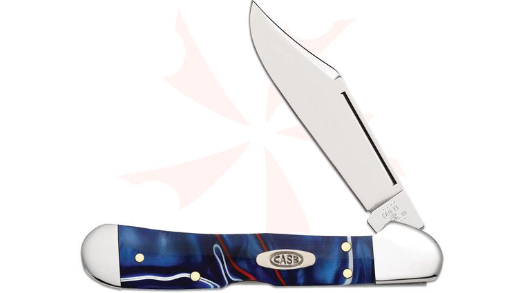 Case Kirinite Patriot Mini CopperLock 3-5/8 inch Closed (101749L SS)