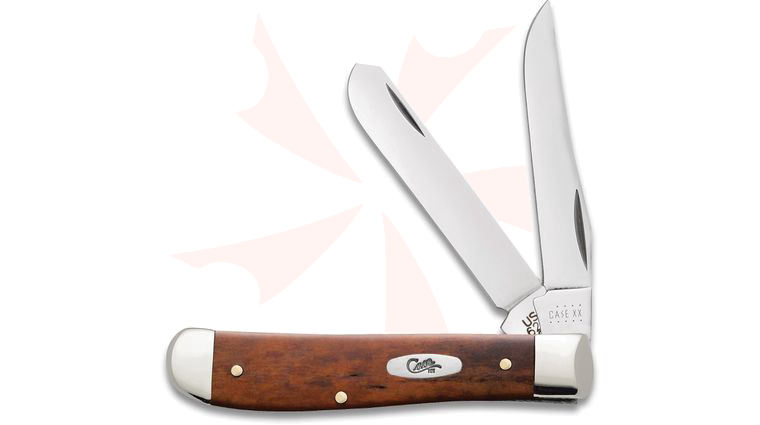 Case Smooth Chestnut Bone Mini Trapper 3-1/2 inch Closed (6207 SS)