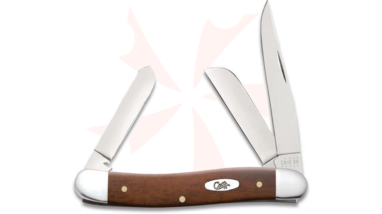 Case Smooth Chestnut Bone Medium Stockman 3-5/8 inch Closed (6318 SS)