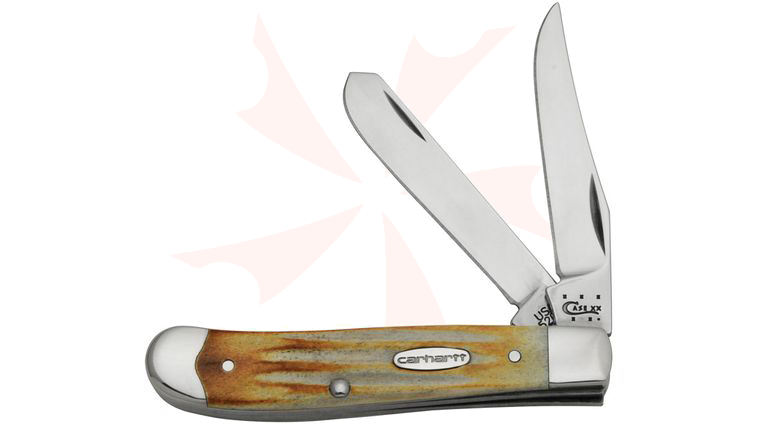 Case Carhartt Second Cut Stag Mini Trapper 3-1/2