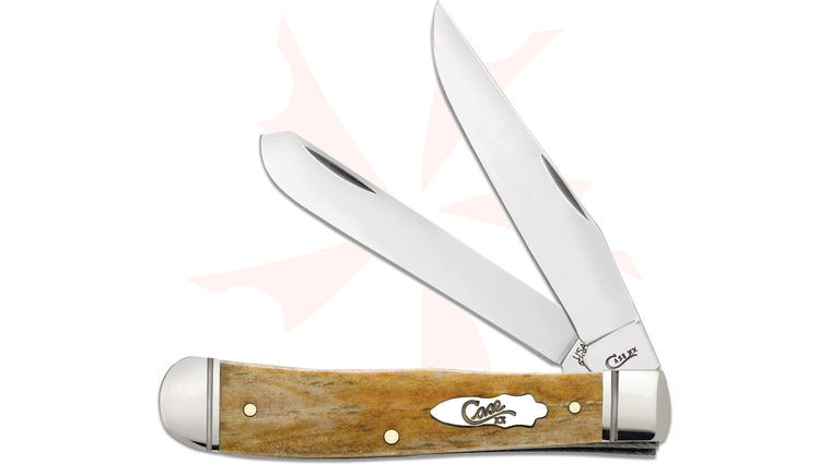 Case Smooth Antique Bone Handle Trapper 4.125 inch Closed (6254 SS)