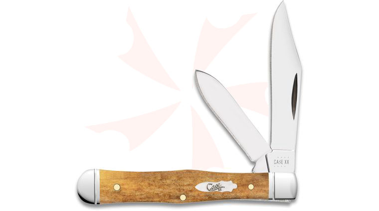 Case Smooth Antique Bone Small Swell Center Jack Pocket Knife 3