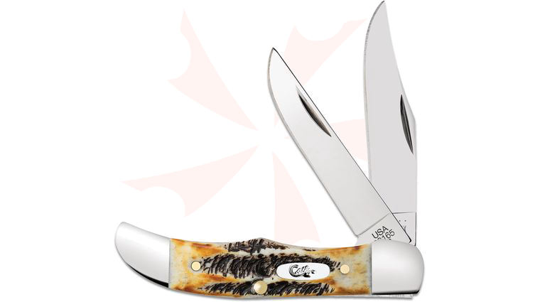 Case Jigged 6.5 BoneStag Pocket Hunter Knife 2.75