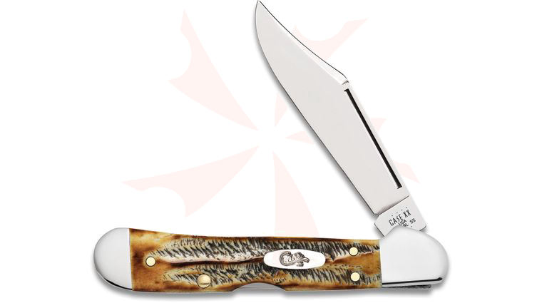 Case Jigged 6.5 BoneStag Mini CopperLock 3.63 inch Closed (6.51749L SS)