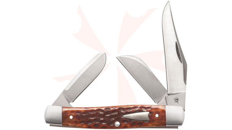 Case Tony Bose Standard Jig Chestnut Bone Premium Stockman 4.25 inch Closed (TB632018 154-CM)