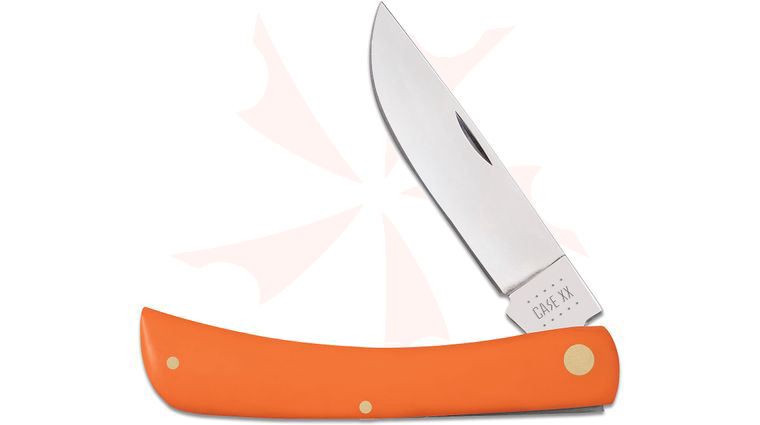 Case Smooth Orange Synthetic Sod Buster Pocket Knife 4.63 inch Closed (4138 SS)