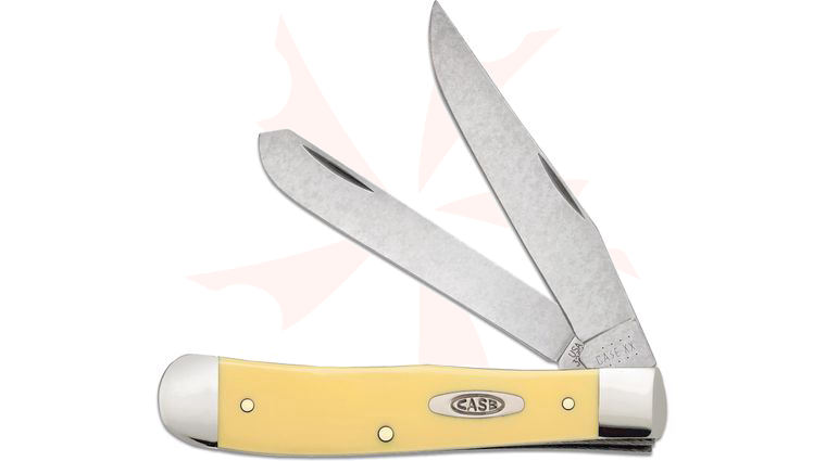 Case Yellow Synthetic Trapper with Clip 4.125 inch Closed (3254C SS)