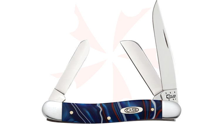 Case Kirinite Patriot Medium Stockman 3-5/8 inch Closed (10318 SS)