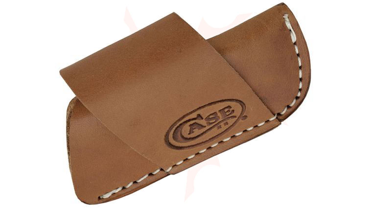 Case Side Draw Leather Belt Sheath, Brown
