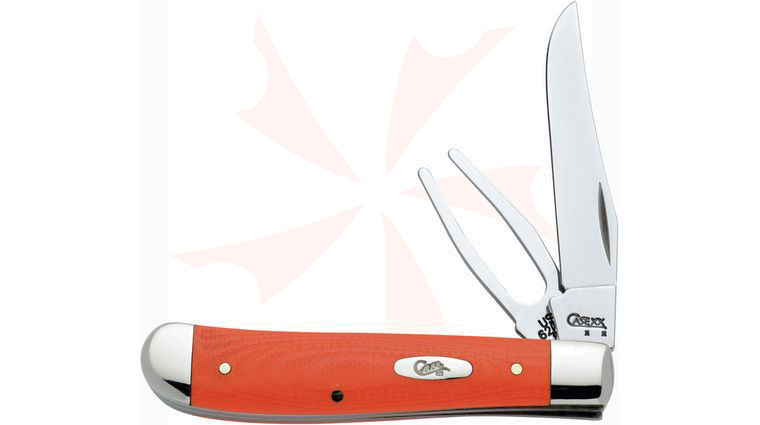 Case Orange G-10 Handle Golfer's Tool 3-1/2 inch Closed (10207G SS)