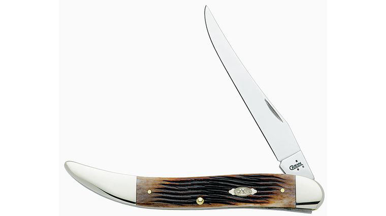 Case Brown Barnboard Large Texas Toothpick 5-1/2