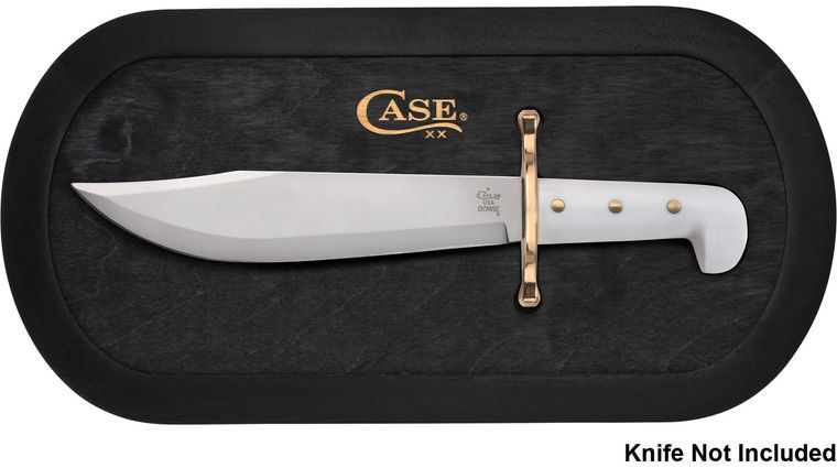 Case White Walnut Bowie/Kodiak Hunter Display Plaque - Knife Not Included