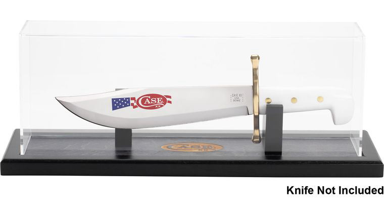 Case White Walnut Magnetic Bowie Display - Knife Not Included