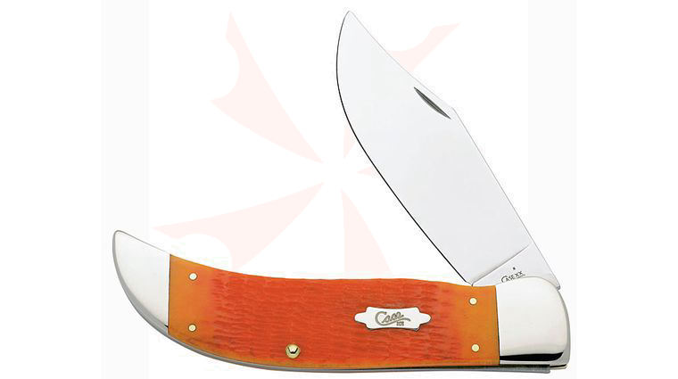 Case Classic Tangerine Orange Bone Clasp 5.5