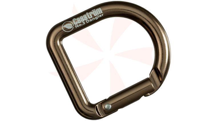 Casstrom Sweden No.3 Carabiner Dangler, Antique Brass