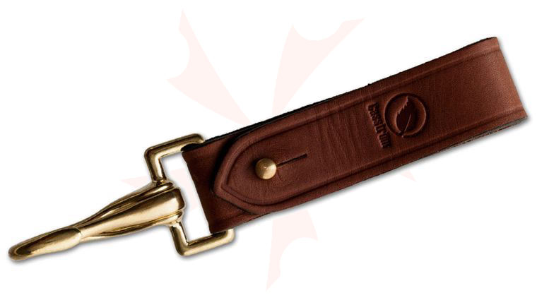 Casstrom Sweden Quick Release Belt Loop with Brass Snap Hook