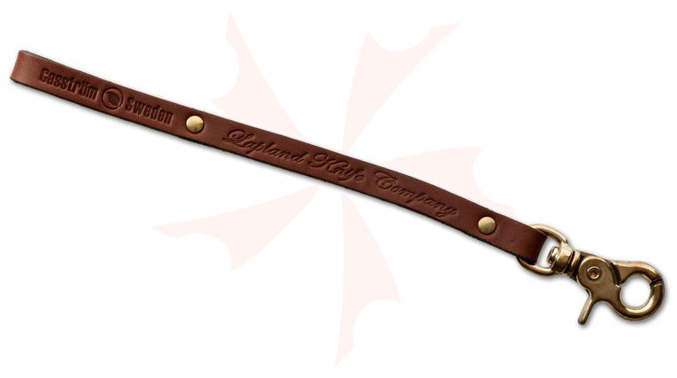 Casstrom Sweden Leather Lanyard with Brass Clasp