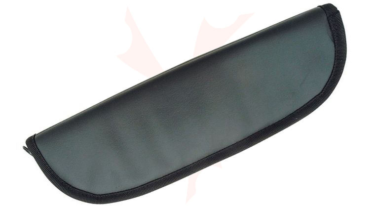 Carry All Vinyl Zipper Knife Case / Pouch 11.5 inch, Black