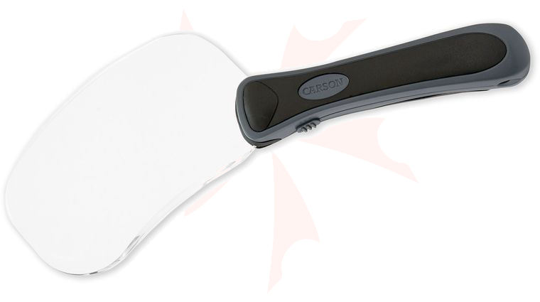 Carson Optical RM-77 Rectangular Rim Free Magnifier with LED Light