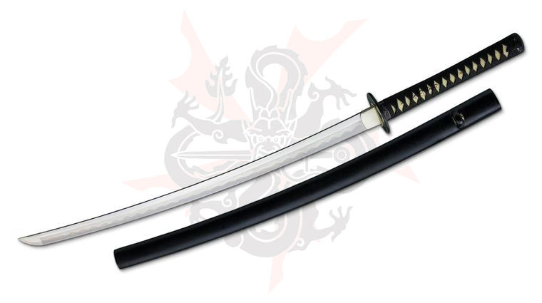 CAS Iberia Hanwei Paul Chen Raimie XL Katana 28.25 inch 1566 Carbon Forged Blade, Cord-Wrapped Handle