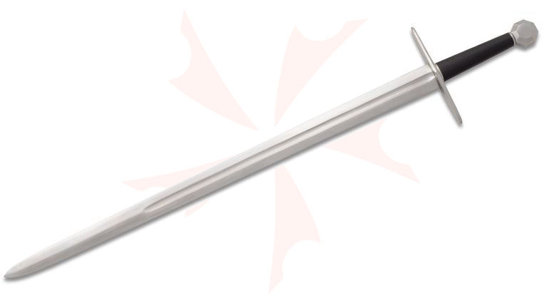 CAS Iberia Legacy Arms 12th Century Norman Sword 34.5 inch Blade, Leather Wrapped Wood Handle