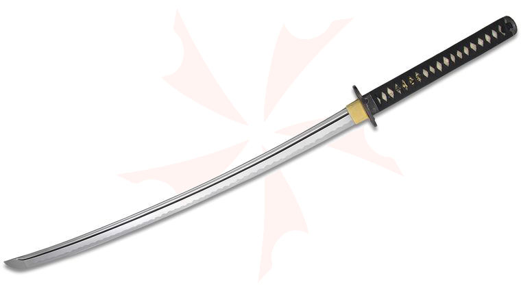 CAS Iberia Hanwei Paul Chen Ronin Katana 28.5 inch Blade, Rayskin with Black Cord Wrapped Handle