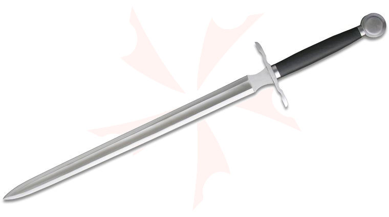 CAS Iberia Hanwei Paul Chen  Hand And A Half Sword 27.25 inch Blade, Leather Covered Hardwood Handle