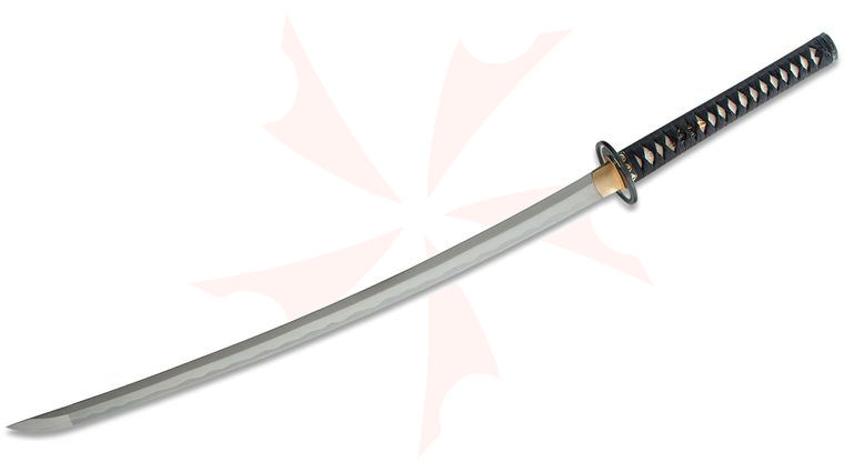 CAS Iberia Hanwei Paul Chen Great Wave Katana 28 inch High-Carbon Steel Blade